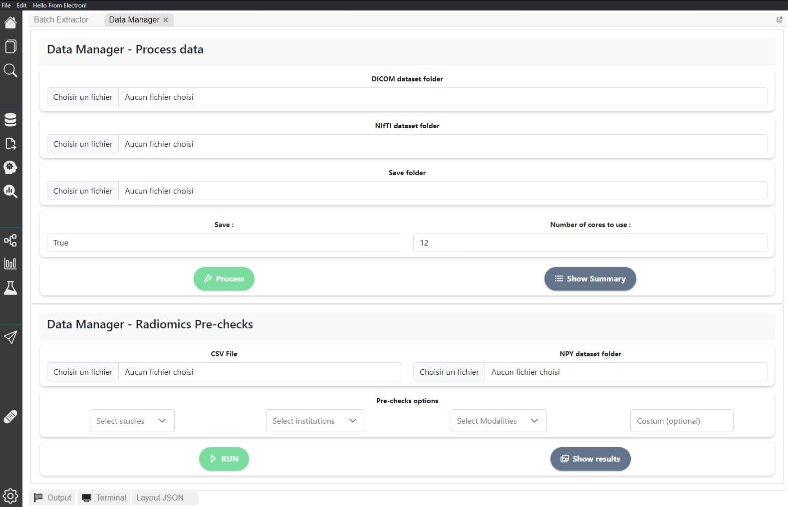 Loading medical images